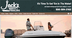 Desktop Screenshot of jacksboatsandtrailers.com