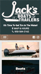Mobile Screenshot of jacksboatsandtrailers.com